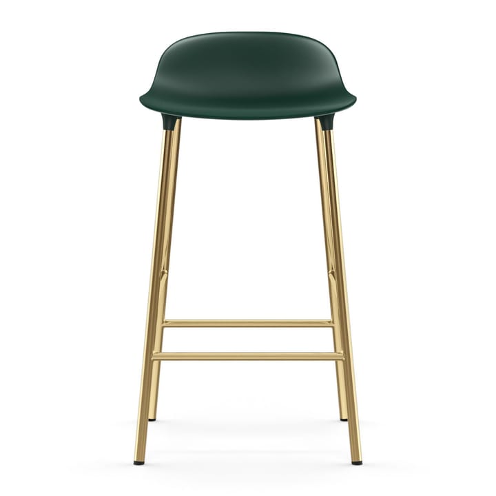 Form barkruk messing poten, Groen Normann Copenhagen
