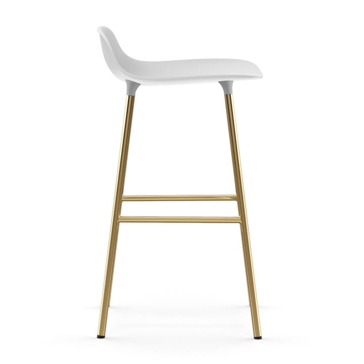 Form barkruk messing poten, Wit Normann Copenhagen