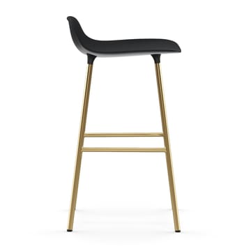 Form barkruk messing poten - Zwart - Normann Copenhagen