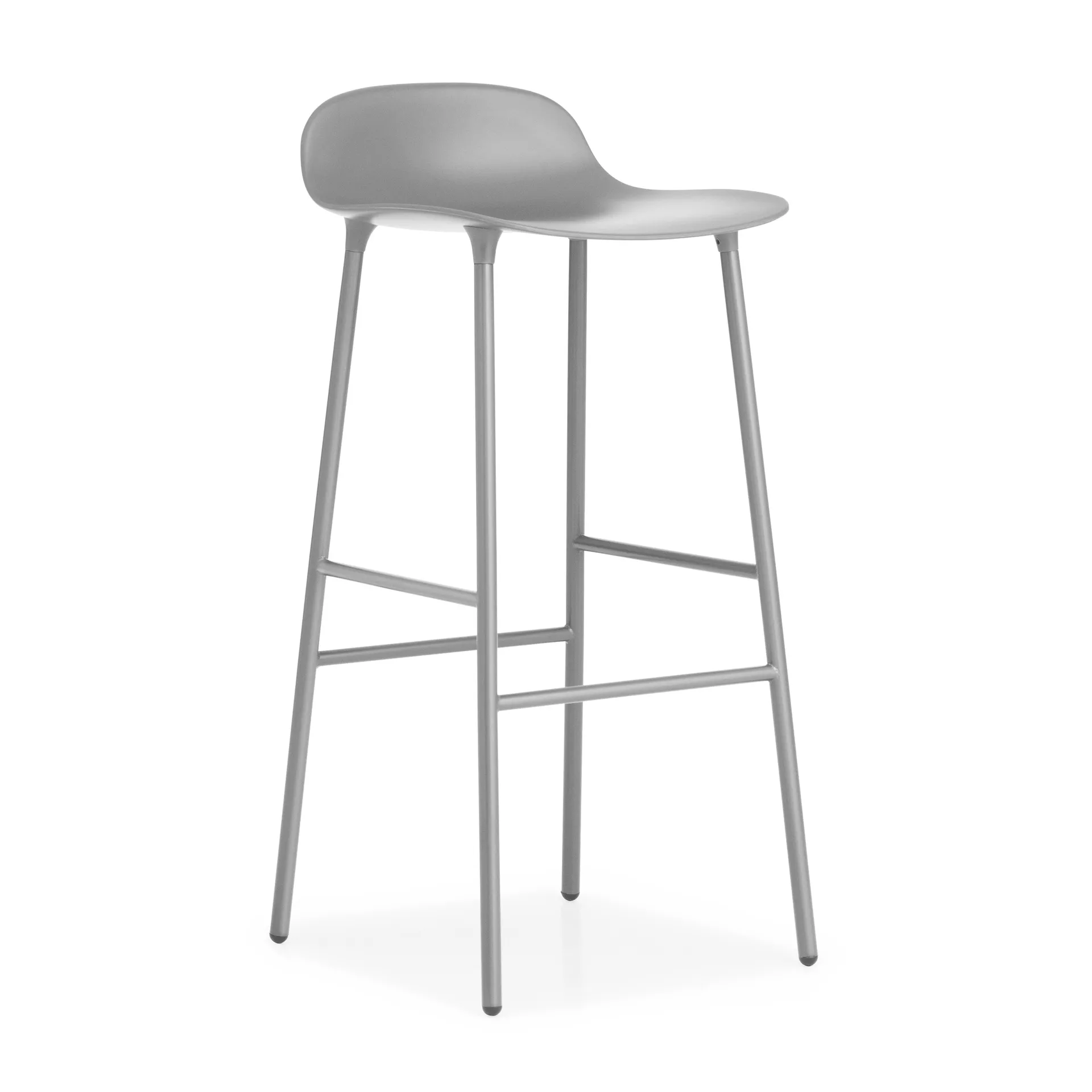 Form barkruk metalen poten 75 cm, grijs Normann Copenhagen