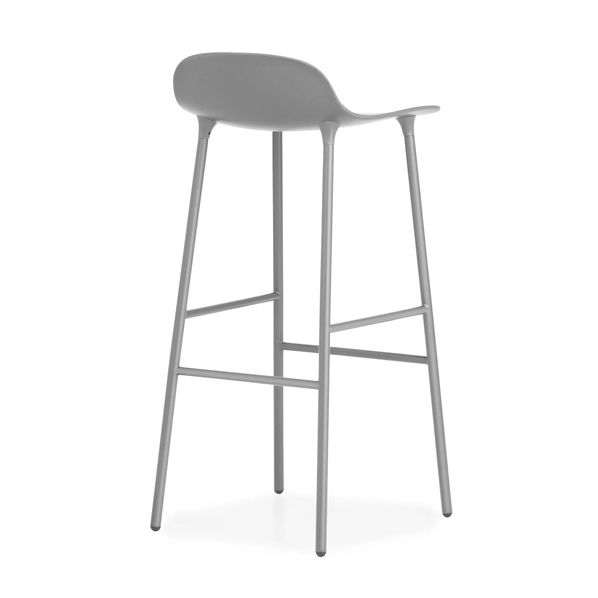 Form barkruk metalen poten 75 cm, grijs Normann Copenhagen