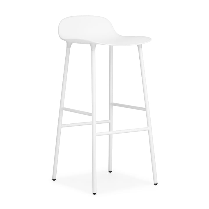 Form barkruk metalen poten 75 cm - wit - Normann Copenhagen