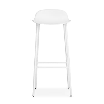 Form barkruk metalen poten 75 cm - wit - Normann Copenhagen