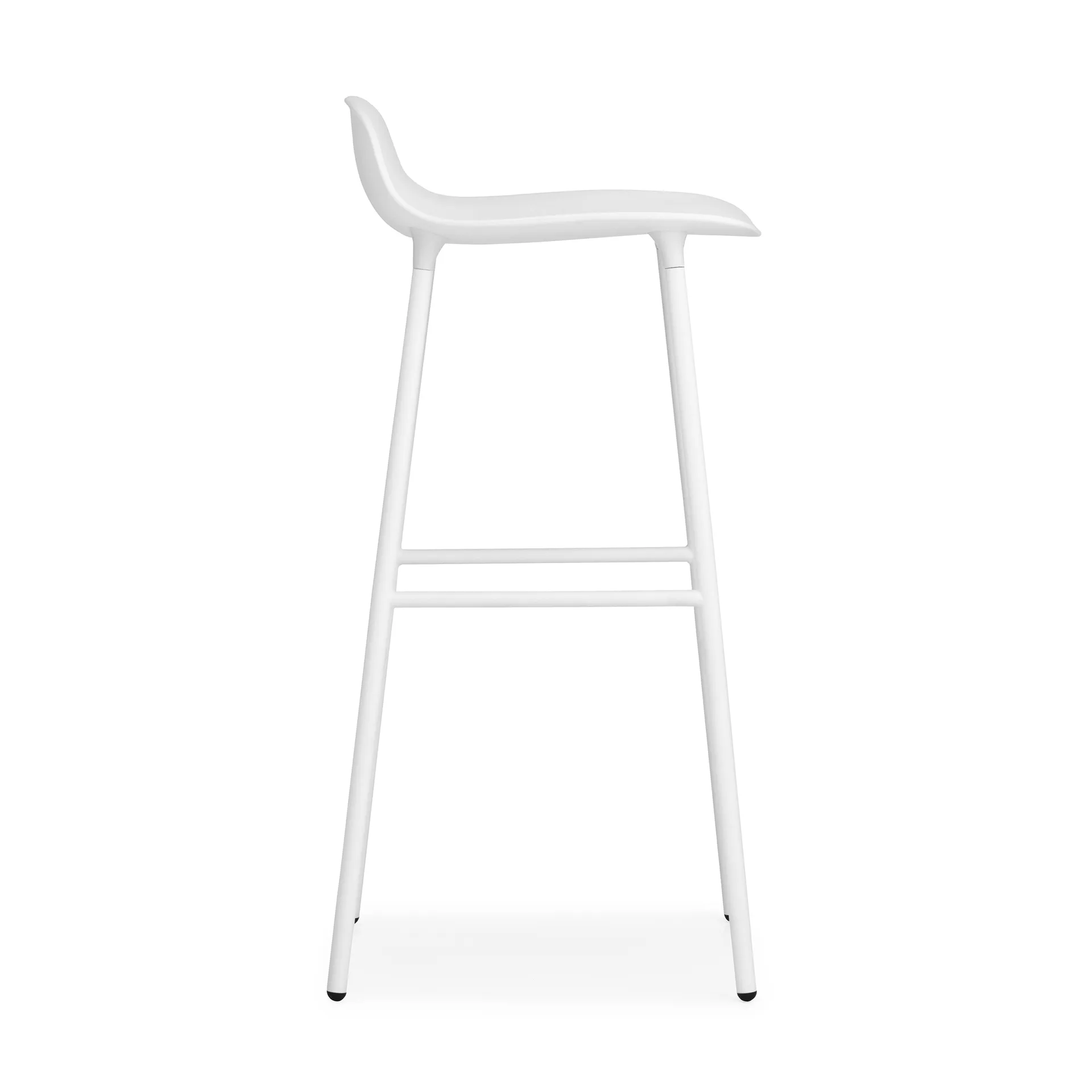 Form barkruk metalen poten 75 cm, wit Normann Copenhagen