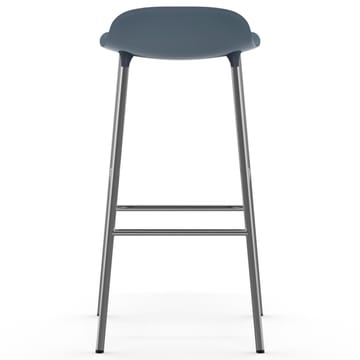 Form barkruk verchroomde poten 75 cm - Blauw - Normann Copenhagen