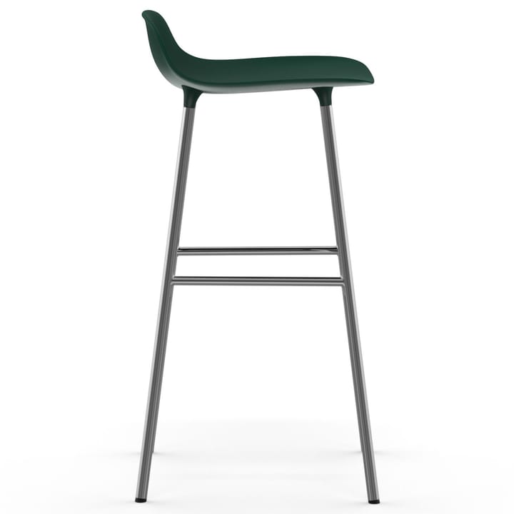 Form barkruk verchroomde poten 75 cm, Groen Normann Copenhagen