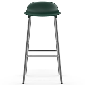 Form barkruk verchroomde poten 75 cm - Groen - Normann Copenhagen