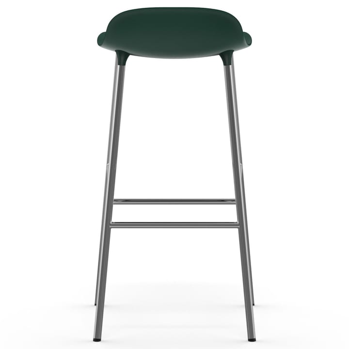 Form barkruk verchroomde poten 75 cm, Groen Normann Copenhagen