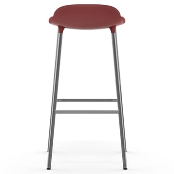 Form barkruk verchroomde poten 75 cm - Rood - Normann Copenhagen