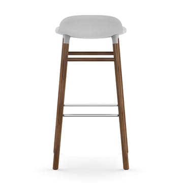 Form barkruk - walnoot poten 75 cm. - wit - Normann Copenhagen