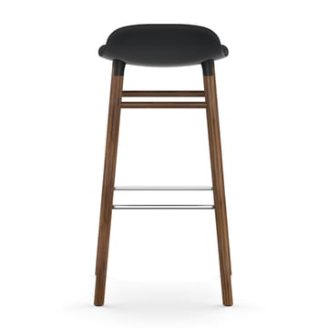 Form barkruk - walnoot poten 75 cm. - zwart - Normann Copenhagen
