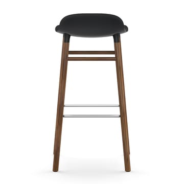 Form barkruk - walnoot poten 75 cm. - zwart - Normann Copenhagen