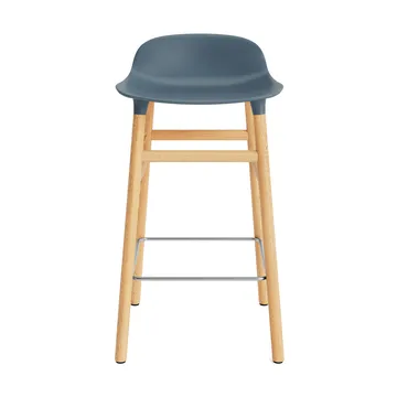 Form Chair barkruk eiken poten - blauw - Normann Copenhagen
