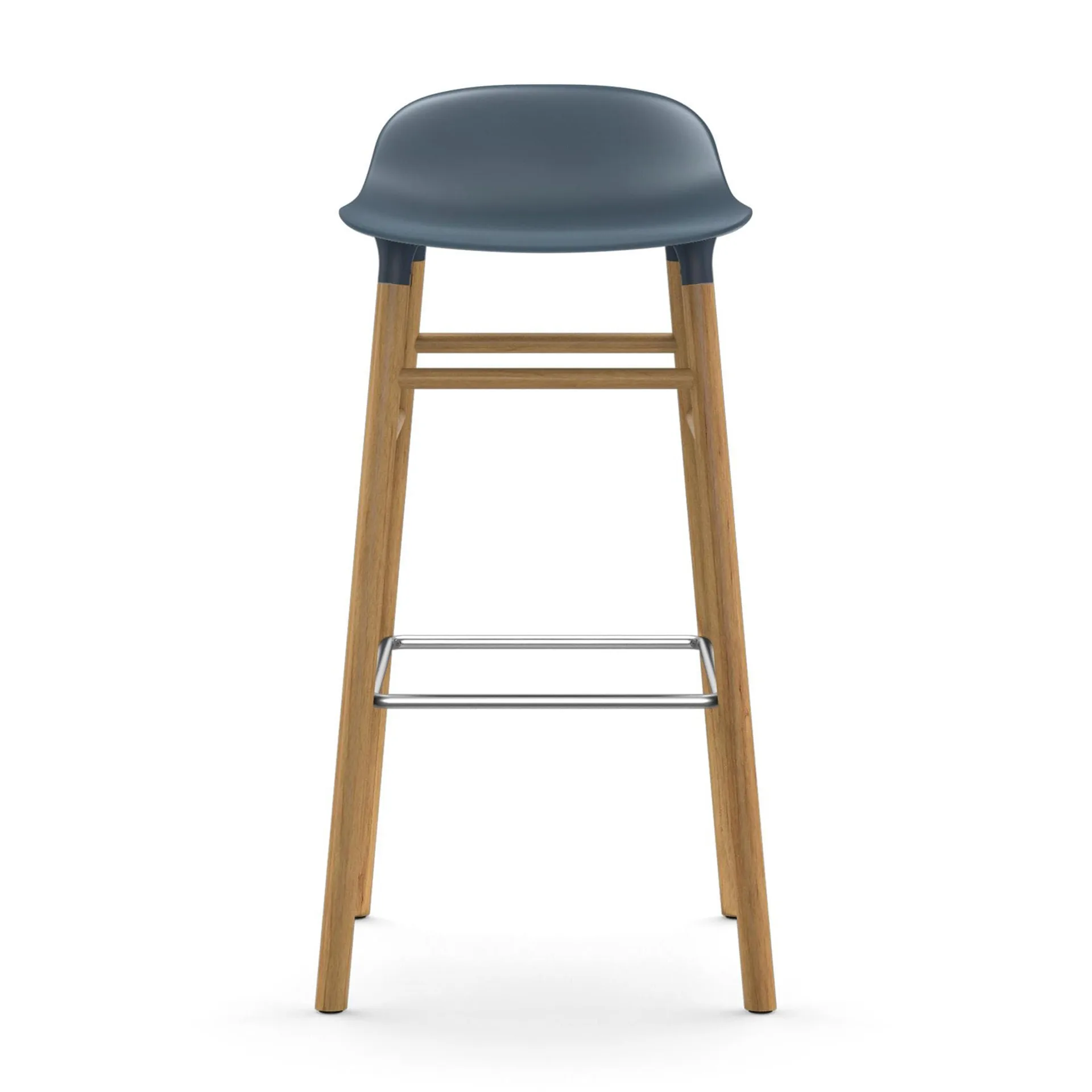 Form Chair barkruk eiken poten, blauw Normann Copenhagen