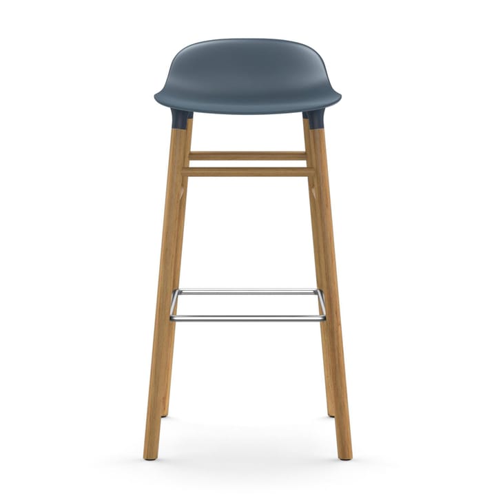 Form Chair barkruk eiken poten - blauw - Normann Copenhagen