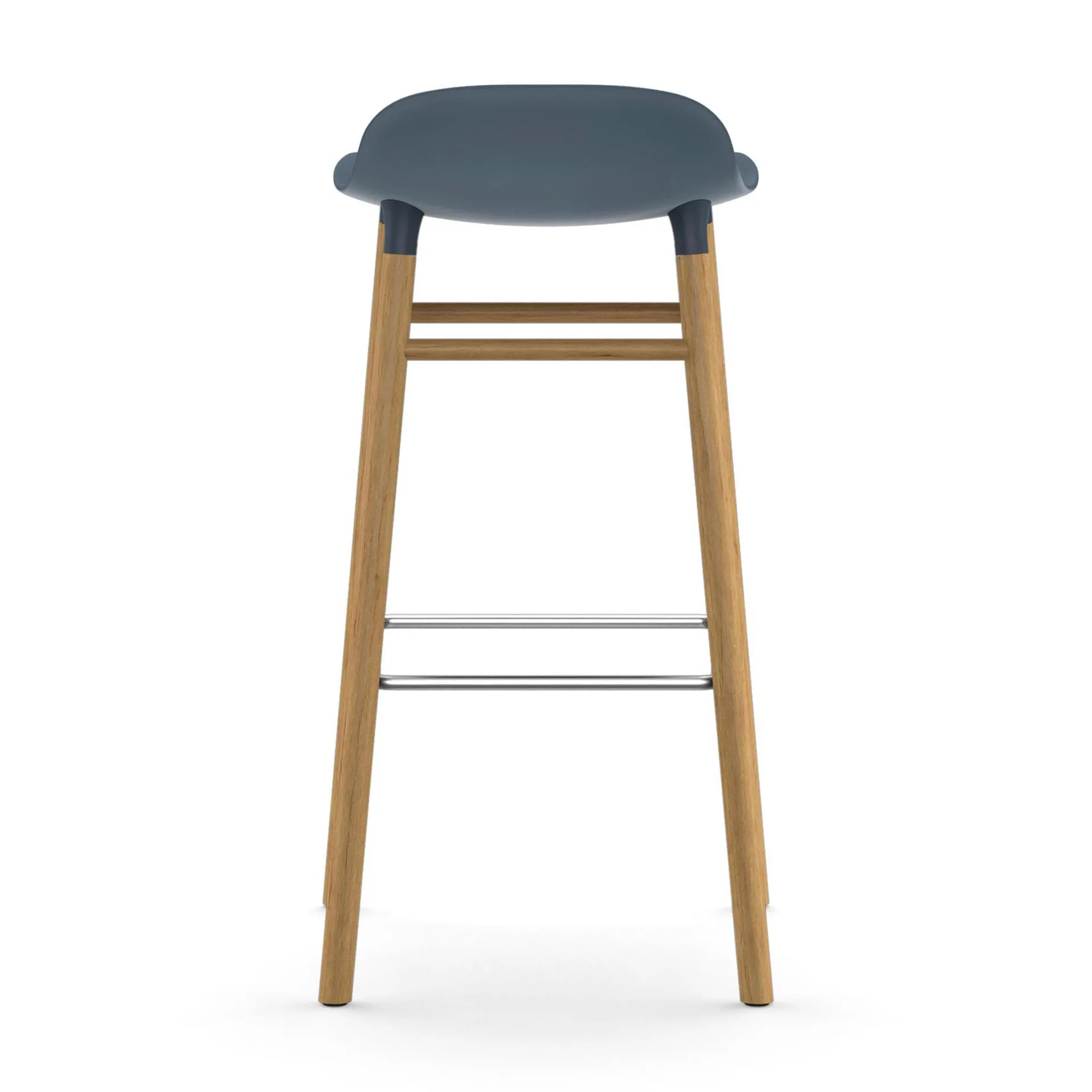 Form Chair barkruk eiken poten, blauw Normann Copenhagen