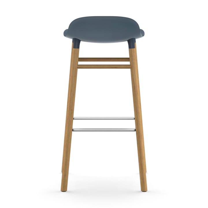 Form Chair barkruk eiken poten, blauw Normann Copenhagen