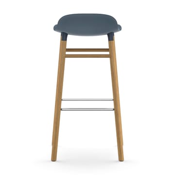 Form Chair barkruk eiken poten - blauw - Normann Copenhagen