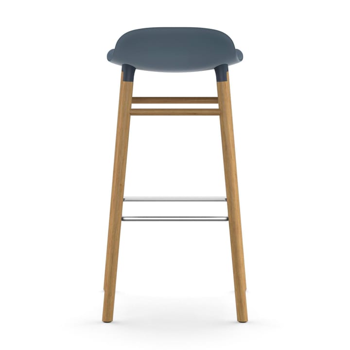 Form Chair barkruk eiken poten - blauw - Normann Copenhagen