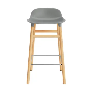 Form Chair barkruk eiken poten - grijs - Normann Copenhagen