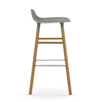 Form Chair barkruk eiken poten - grijs - Normann Copenhagen