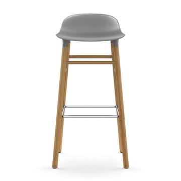 Form Chair barkruk eiken poten - grijs - Normann Copenhagen