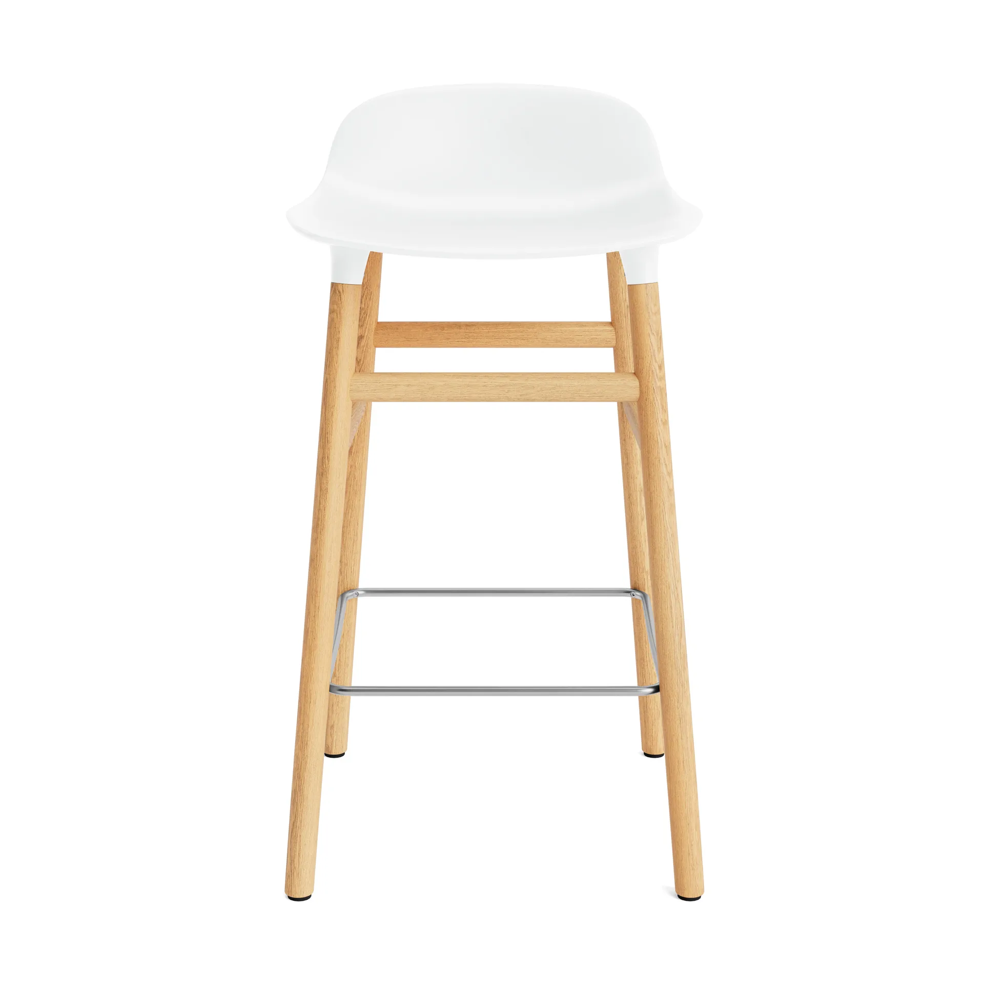 Form Chair barkruk eiken poten, wit Normann Copenhagen