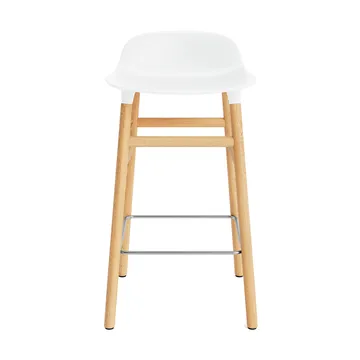 Form Chair barkruk eiken poten - wit - Normann Copenhagen