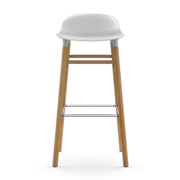 Form Chair barkruk eiken poten - wit - Normann Copenhagen