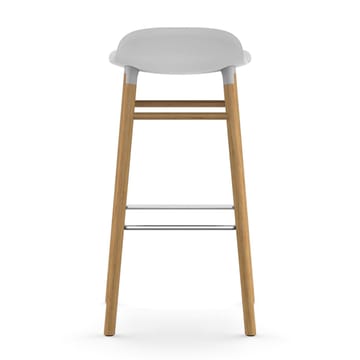 Form Chair barkruk eiken poten - wit - Normann Copenhagen