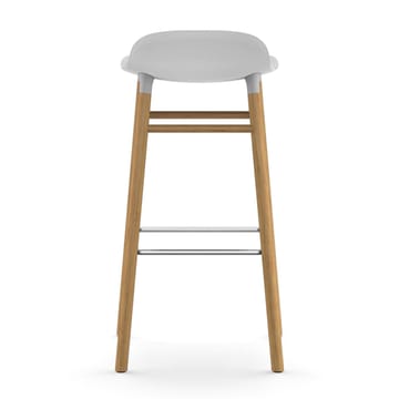 Form Chair barkruk eiken poten - wit - Normann Copenhagen