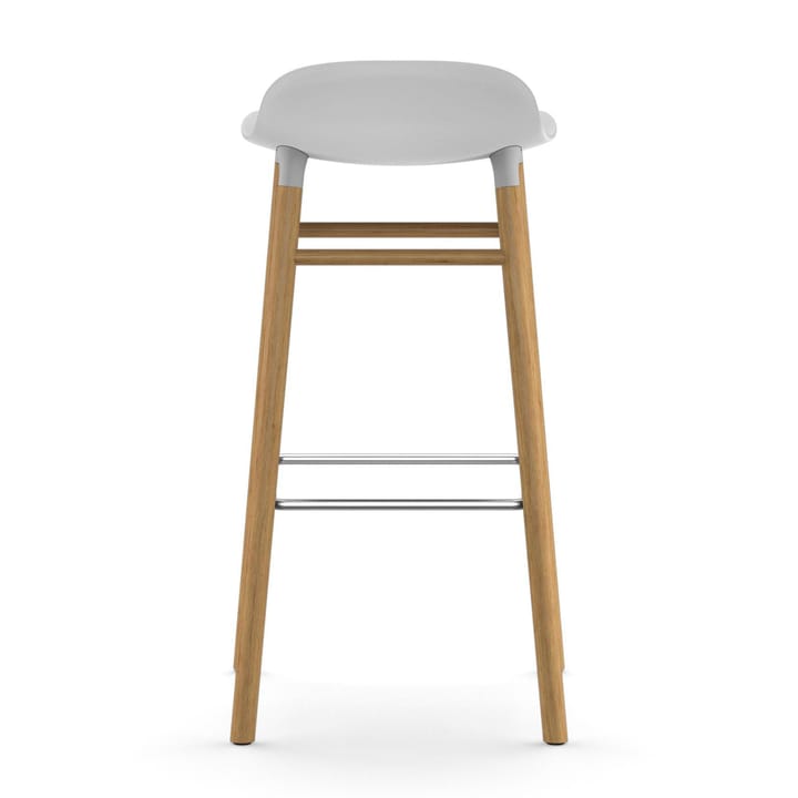 Form Chair barkruk eiken poten - wit - Normann Copenhagen