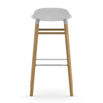 Form Chair barkruk eiken poten - wit - Normann Copenhagen