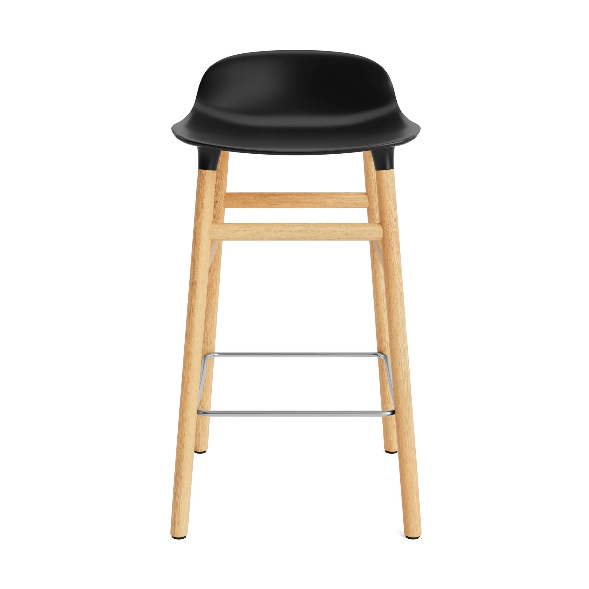 Form Chair barkruk eiken poten, zwart Normann Copenhagen