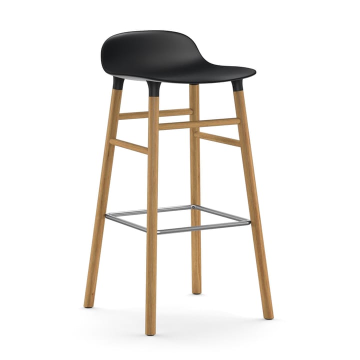 Form Chair barkruk eiken poten - zwart - Normann Copenhagen