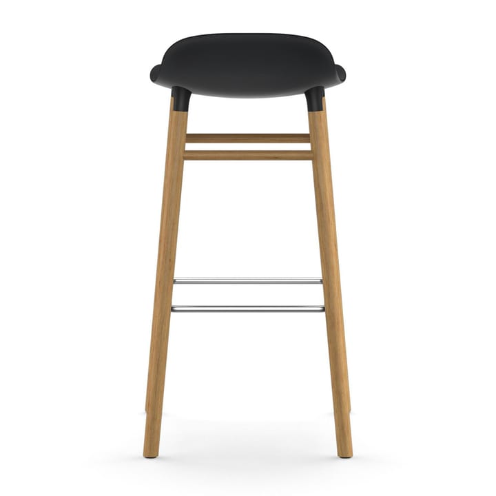 Form Chair barkruk eiken poten, zwart Normann Copenhagen