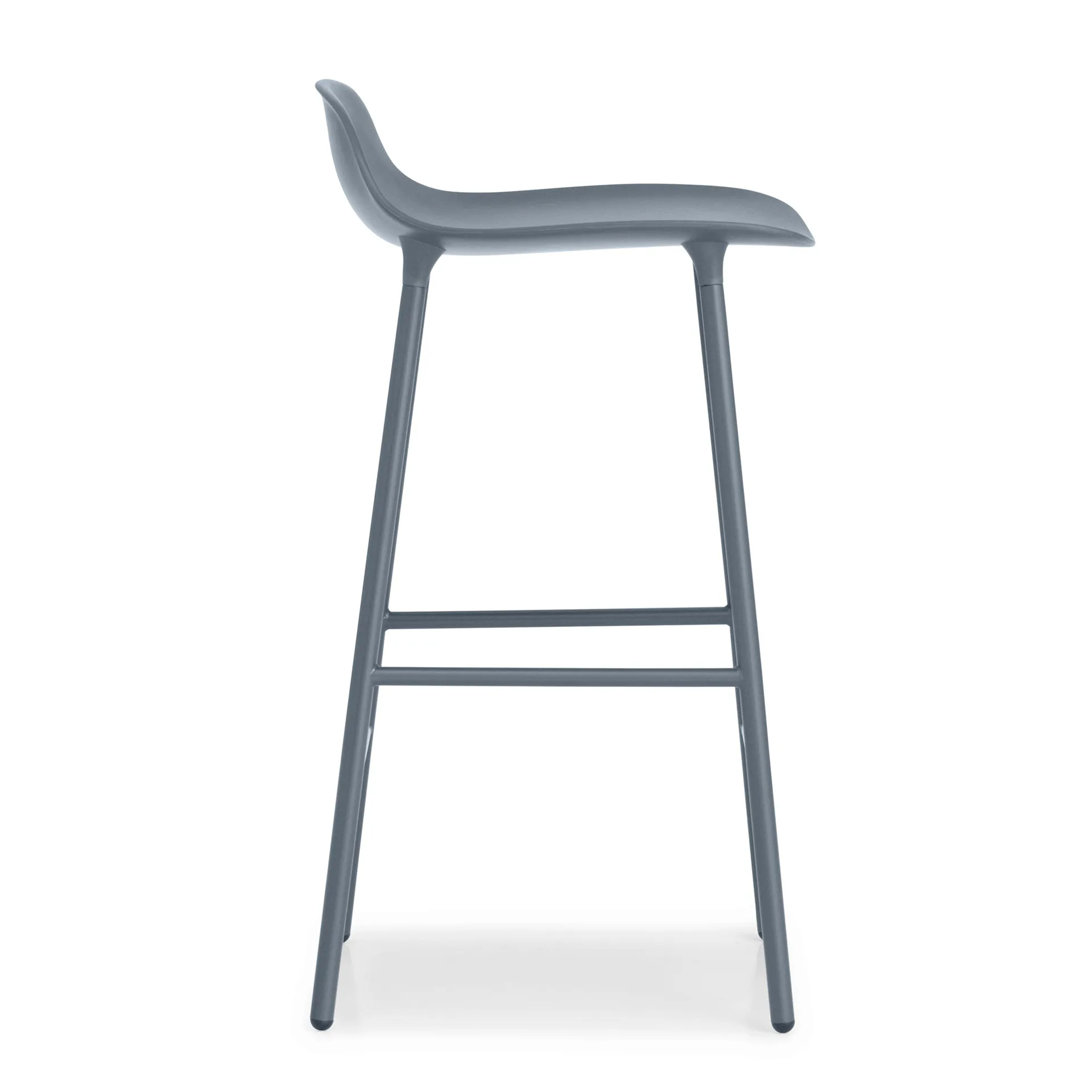 Form Chair barkruk metalen poten, blauw Normann Copenhagen