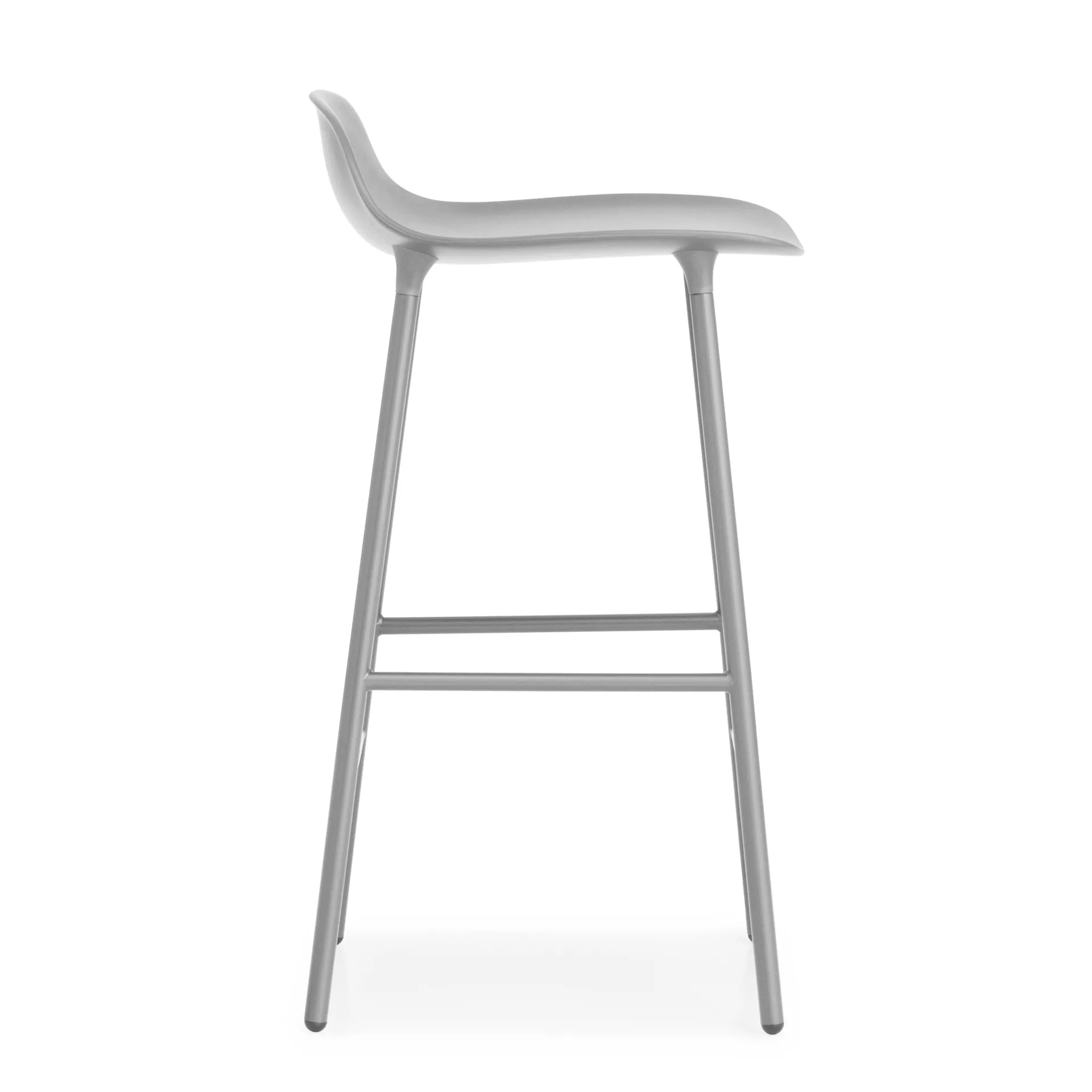 Form Chair barkruk metalen poten, grijs Normann Copenhagen