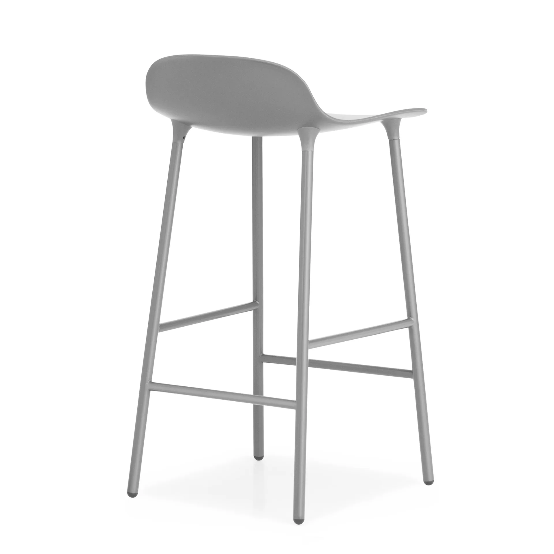 Form Chair barkruk metalen poten, grijs Normann Copenhagen