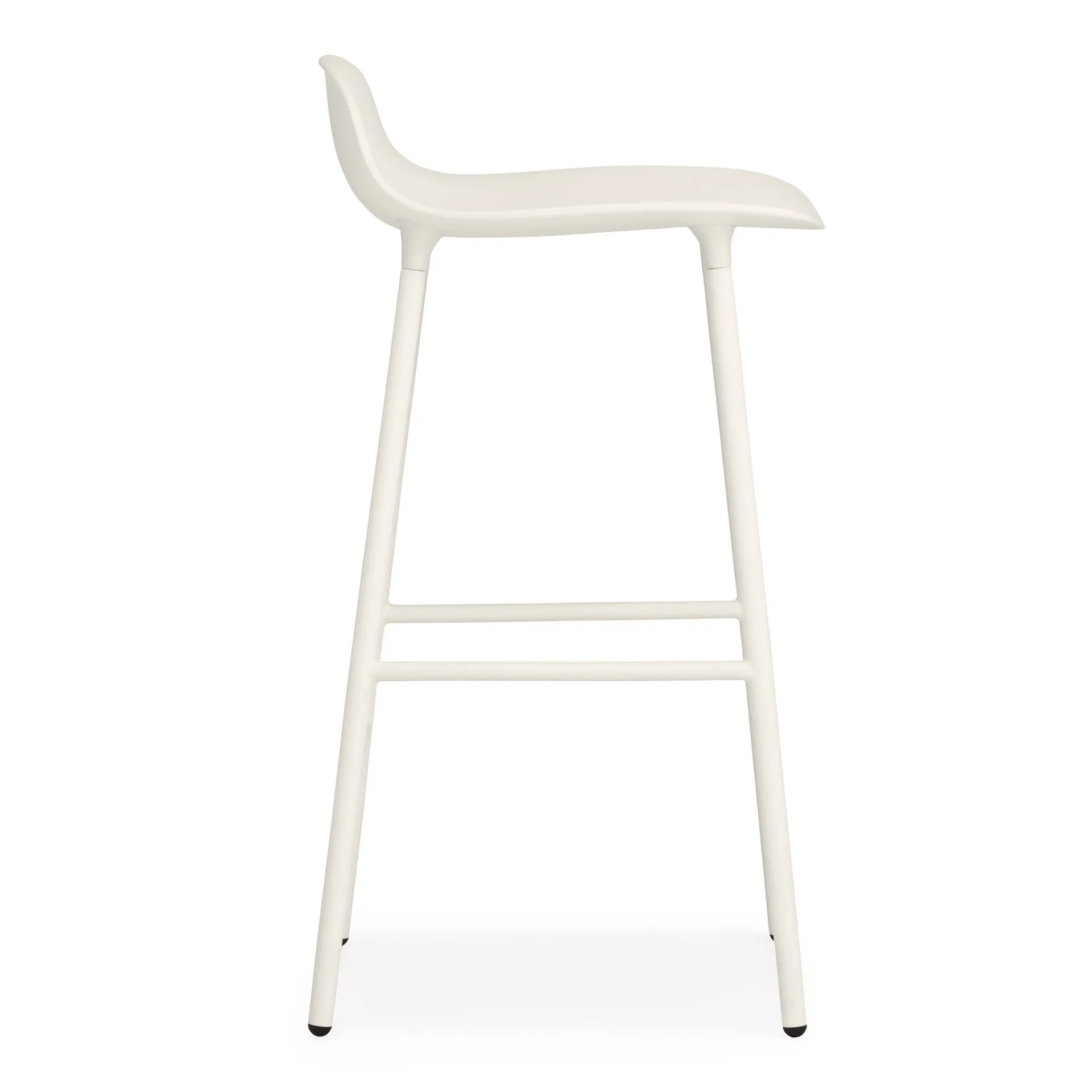Form Chair barkruk metalen poten, wit Normann Copenhagen