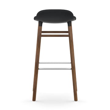 Form Chair barkruk walnoothouten poten - zwart - Normann Copenhagen