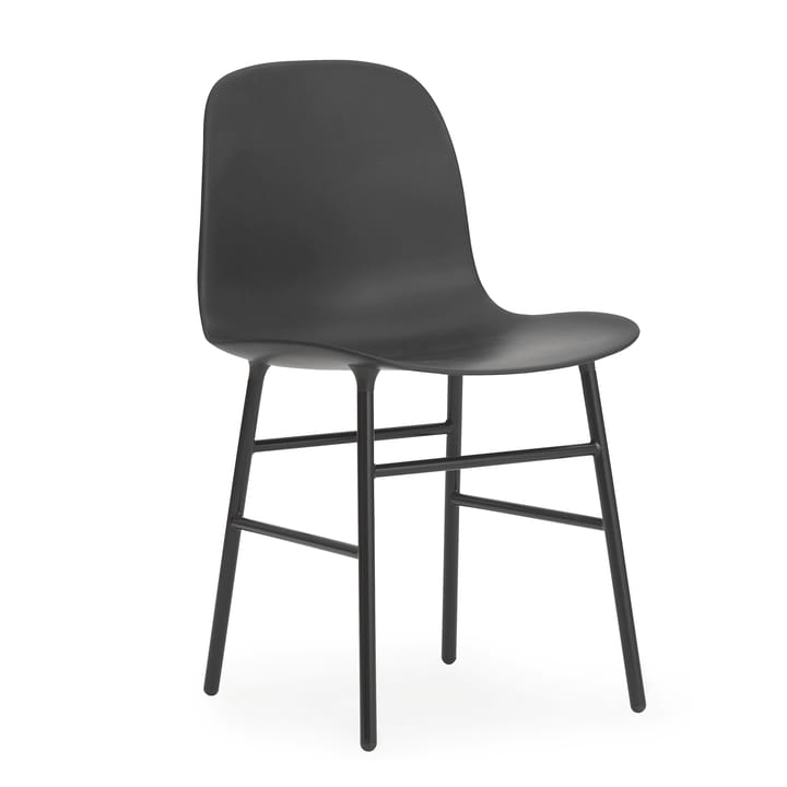 Form Chair stoel metalen poten 2-pack - zwart - Normann Copenhagen