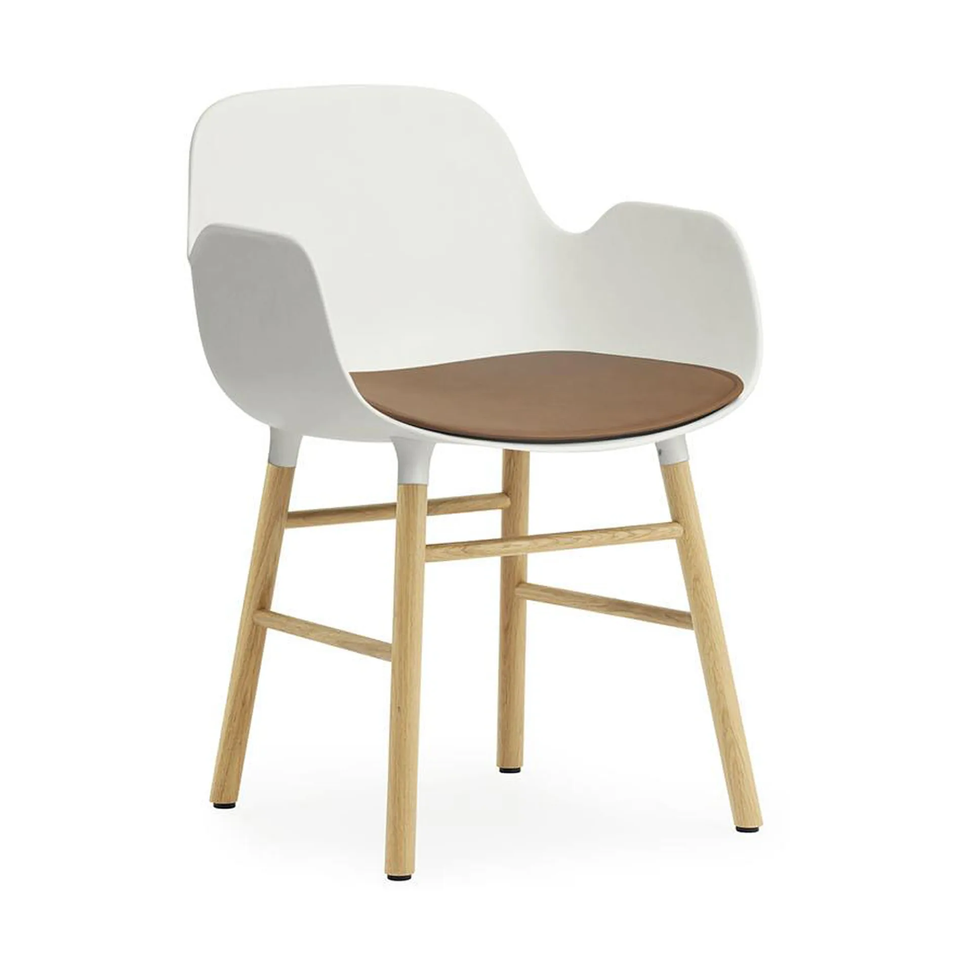 Form kussen ultra leer, Brandy 41574 Normann Copenhagen