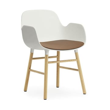 Form kussen ultra leer - Brandy 41574 - Normann Copenhagen