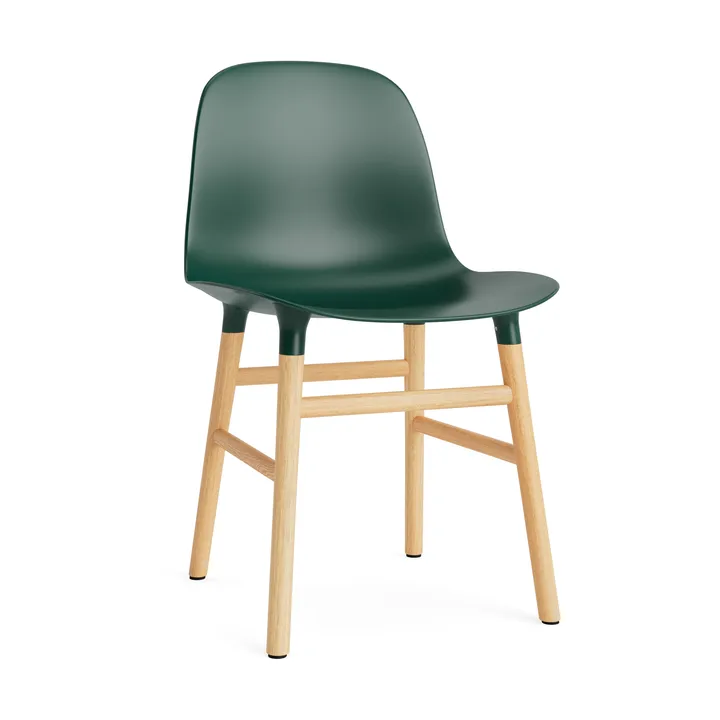 Form Stoel - green, eikenhouten poten - Normann Copenhagen