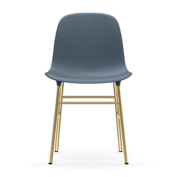 Form stoel messing poten - Blauw - Normann Copenhagen