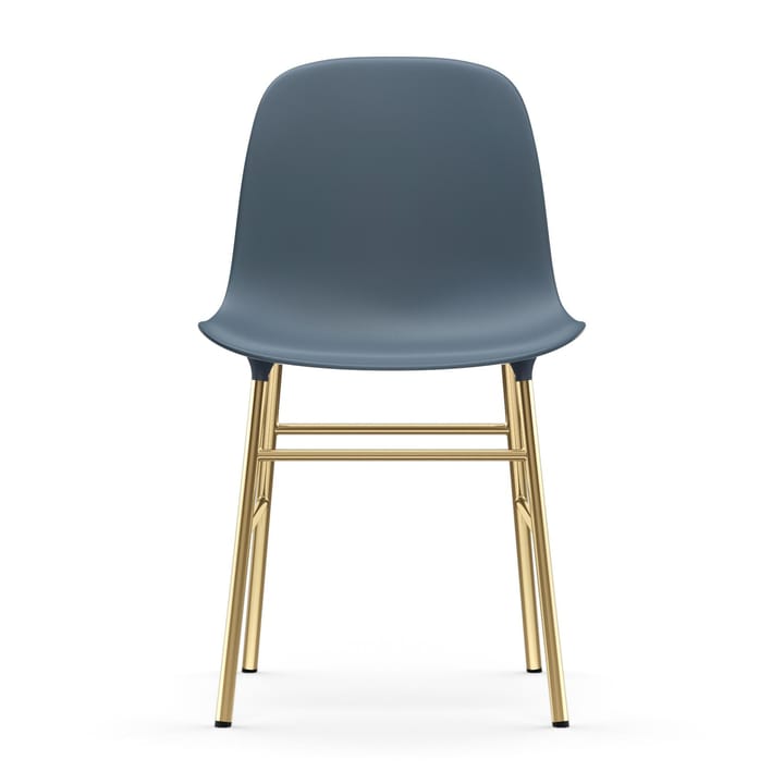 Form stoel messing poten, Blauw Normann Copenhagen