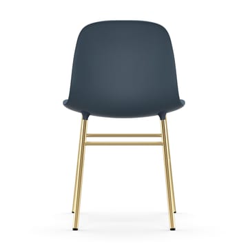 Form stoel messing poten - Blauw - Normann Copenhagen