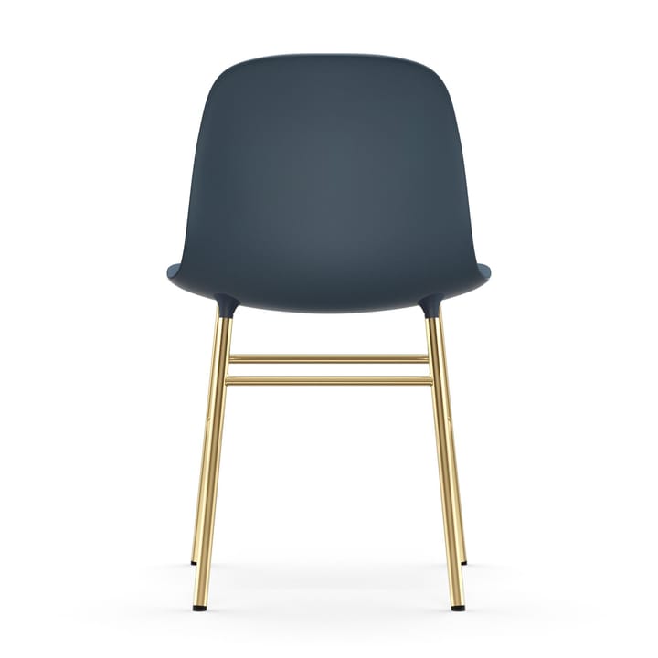Form stoel messing poten, Blauw Normann Copenhagen