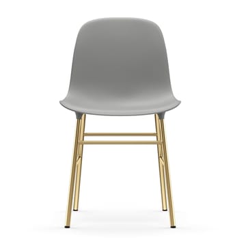Form stoel messing poten - Grijs - Normann Copenhagen